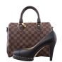 Louis Vuitton Speedy 25 Bandouliere Damier Ebene Shoe