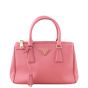 Prada Saffiano Lux Galleria Double Zip Tote Mini Front