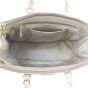 Prada Saffiano Lux Galleria Double Zip Tote Medium Whole interior