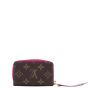 Louis Vuitton Zippy Multicartes Monogram & Fuchsia Back