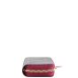 Louis Vuitton Zippy Multicartes Monogram & Fuchsia Side