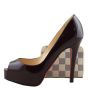 Louis Vuitton Zippy Coin Purse Damier Azur Shoe