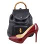 Gucci Bamboo Leather Backpack Shoe