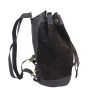 Gucci Bamboo Suede and Leather Backpack Right