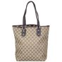 Gucci GG Canvas Embroidered Mushroom Vertical Tote Back
