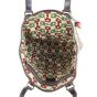 Gucci GG Canvas Embroidered Mushroom Vertical Tote Whole interior