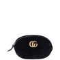 Gucci GG Marmont Matelasse Velvet Belt Bag Front