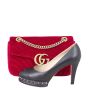 Gucci GG Marmont Velvet Small Shoulder Bag Shoe