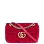 Gucci GG Marmont Velvet Small Shoulder Bag Front