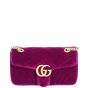 Gucci GG Marmont Velvet Small Shoulder Bag Front