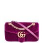 Gucci GG Marmont Velvet Small Shoulder Bag Front