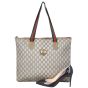 Gucci GG Plus Web Tote Scale