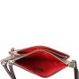 Gucci GG Supreme Bengal Blooms Shoulder Bag Interior
