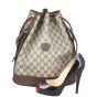 Gucci GG Supreme Drawstring Bucket Bag Scale