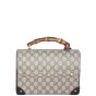 Gucci GG Supreme Padlock Bamboo Handle Small Bag Back