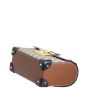 Gucci GG Supreme Padlock Bamboo Handle Small Bag Corner