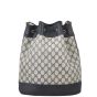 Gucci GG Supreme Vintage Web Bucket Bag Back