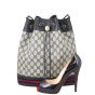 Gucci GG Supreme Vintage Web Bucket Bag Scale