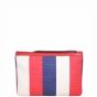 Gucci Linea Merida Striped Canvas Pouch back