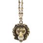 Gucci Lion Head Necklace Front
