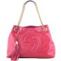 Gucci Soho Chain Shoulder Bag Patent Front
