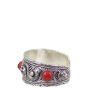Gucci Sterling Silver Feline Head Cuff Bracelet Side