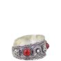 Gucci Sterling Silver Feline Head Cuff Bracelet Side