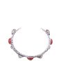 Gucci Sterling Silver Feline Head Cuff Bracelet Top