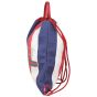 Gucci Striped Canvas Drawstring Backpack Side