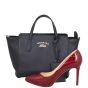 Gucci Swing Mini Leather Tote Shoe