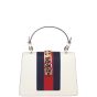Gucci Sylvie Embroidered Top Handle Mini Bag Back