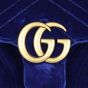 Gucci GG Marmont Velvet Mini Shoulder Bag Hardware
