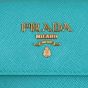 Prada Saffiano Compact Wallet Hardware