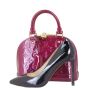 Louis Vuitton Alma BB Monogram Vernis | Rouge Fauviste