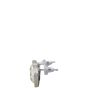 Chanel Crystal CC Button Earrings