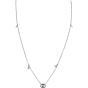 Gucci GG Running 18K White Gold Diamond Necklace