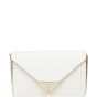 Prada Saffiano Triangle Logo Envelope Shoulder Bag