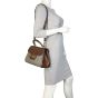 Gucci GG Supreme Horsebit 1955 Medium Top Handle Bag