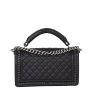 Chanel Boy Paris-Rome Chain Top Handle Old Medium | Black 