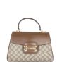 Gucci GG Supreme Horsebit 1955 Medium Top Handle Bag