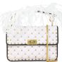 Valentino Rockstud Spike Medium Shoulder Bag Feathers