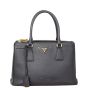 Prada Saffiano Lux Galleria Double Zip Tote Small