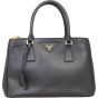 Prada Saffiano Lux Galleria Double Zip Tote Small