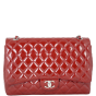 Chanel Classic Double Flap Maxi Patent | Red 