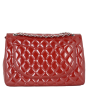Chanel Classic Double Flap Maxi Patent | Red 