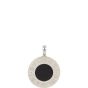 Bvlgari Bvlgari 18k Yellow Gold Mother of Pearl Onyx Stainless Steel Pendant
