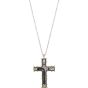 Tiffany & Co Ten Cross 18k Gold and Platinum Diamond Pendant Necklace