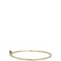Tiffany & Co T Wire 18k Yellow Gold Narrow Bracelet