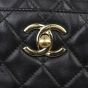 Chanel Quilted CC Drawstring Bucket Bag Medium