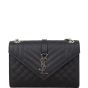 Saint Laurent Monogram Mix Matelasse Envelope Chain Bag Medium